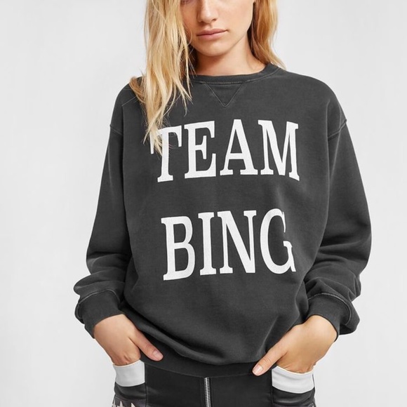 Anine Bing Sweaters - ANINE BING TEAM BING SWEATSHIRT - SIZE XS